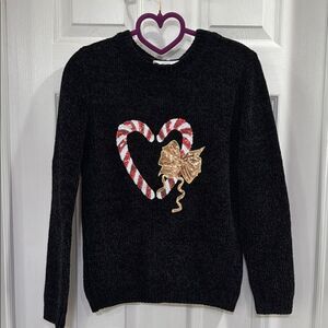 Primark Black and Red Festive Sweater